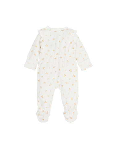 Bebe - Bailey Floral LS Zip Onesie
